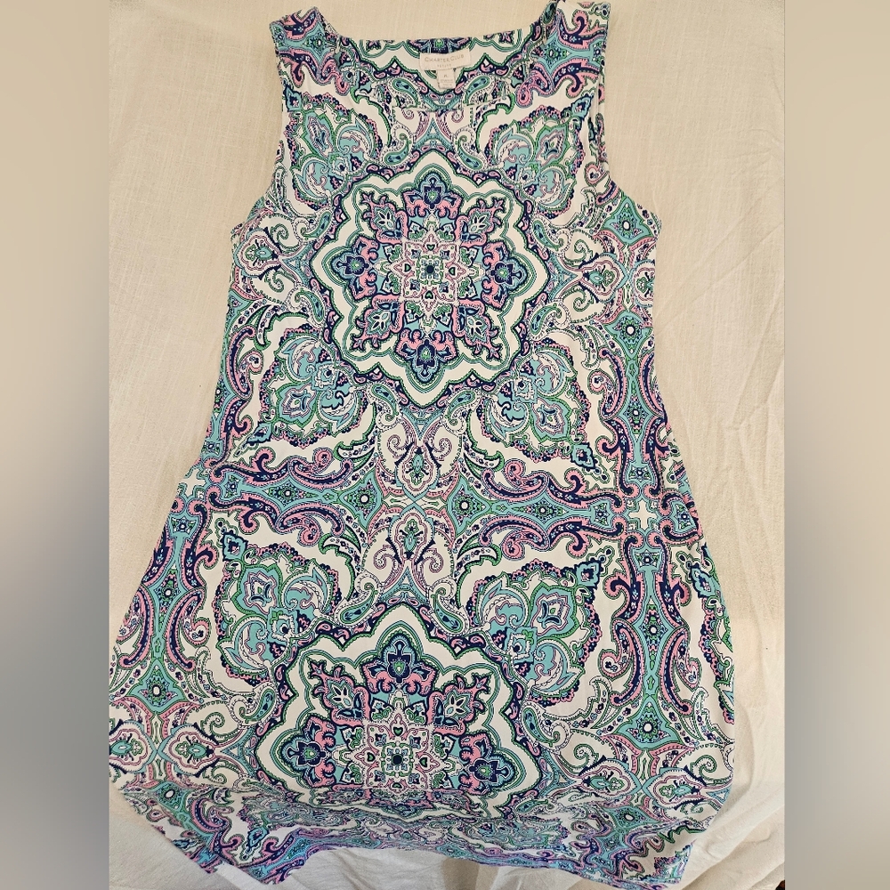Charter Club Multicolor Paisley Dress